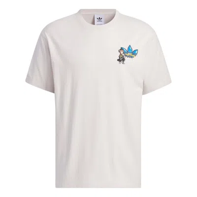 Adidas Originals X Monkey Kingdom Gfx T-shirt 'wonder Beige' In Neutral
