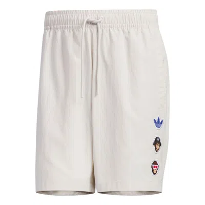 Adidas Originals X Monkey Kingdom Woven Shorts 'white'