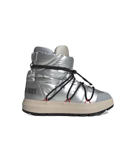 Adidas Originals X Moon Boot Quilted Lace-up Ace Boots In Multi