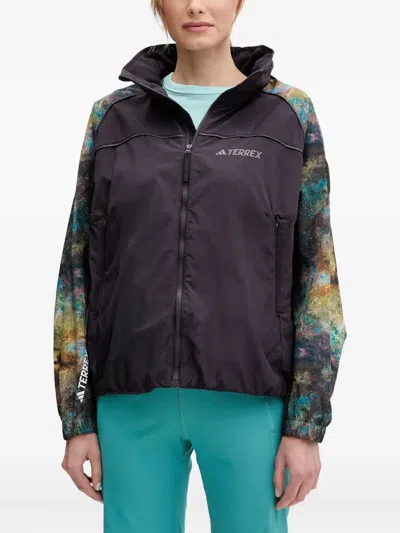 Adidas Originals X National Geographic Terrex Wind.rdy Jacket In Purple