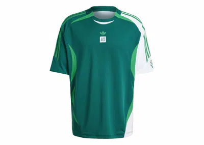 Pre-owned Adidas Originals X Nts Radio Jersey In Collegiate Green/white