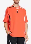 Adidas Originals X Nts Radio Jersey Recycled-polyester T-shirt In Red