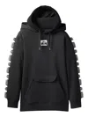 Adidas Originals X Olivia Oblanc Drawstring Hoodie In Black