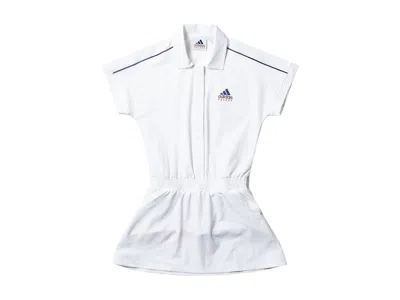Pre-owned Adidas Originals X Palace Women's On Court Dress In White