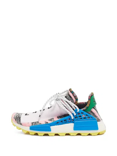 Pre-owned Adidas Originals X Pharell Williams Solar Hu Knit Sneakers In White