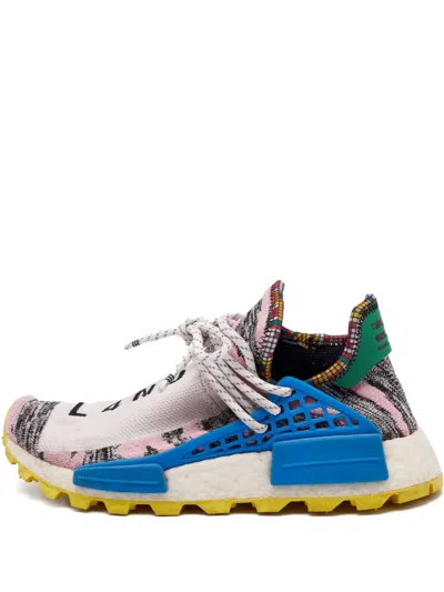 Pre-owned Adidas Originals X Pharrel Williams Solar Hu Knit Sneakers In Pink