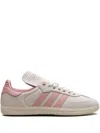 Adidas Originals X Pharrell Samba Humanrace "aluminum" Sneakers In Pink