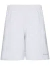 Adidas Originals X Pharrell Williams Basic Shorts In Light Grey Heather