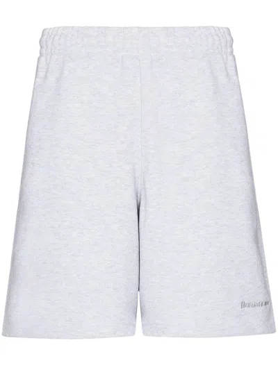 Adidas Originals X Pharrell Williams Basic Shorts In Light Grey Heather