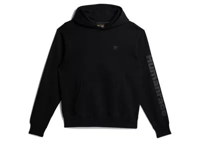 Pre-owned Adidas Originals X Pharrell Williams Basics Hoodie In Black