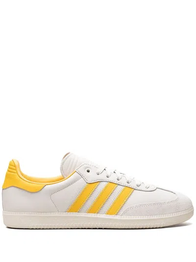 Adidas Originals X Pharrell Williams Samba "bold Gold" Sneakers In Neutrals