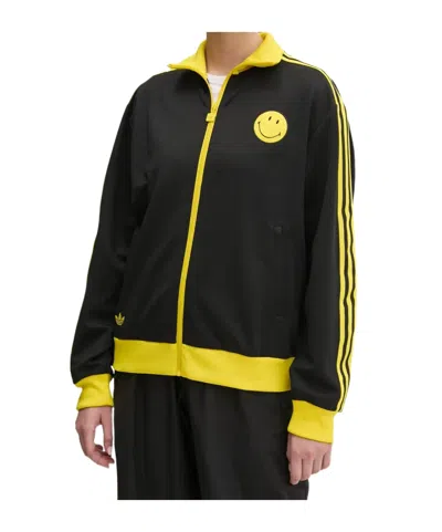Adidas Originals X Smiley Sweatshirt In Black