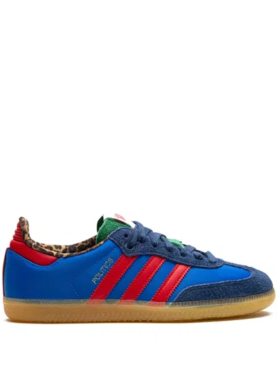Adidas Originals X Sneaker Politics Samba "consortium Cup" Sneakers In Blue
