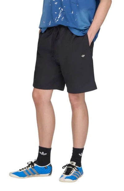 Adidas Originals Adidas X Song For The Mute Drawstring Shorts In Black