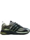 Adidas Originals Multicolor Leather And Mesh Adidas X Song For The Mute Adistar Cushion Sneakers In Green