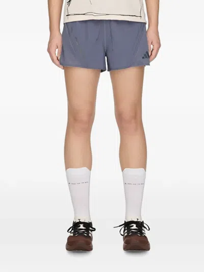 Adidas Originals X Song For The Mute Logo-print Running Shorts In Gray