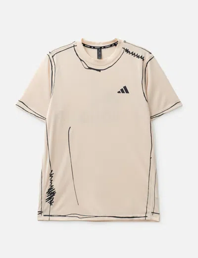 Adidas Originals X Song For The Mute Running Unitefit T-shirt In Brown