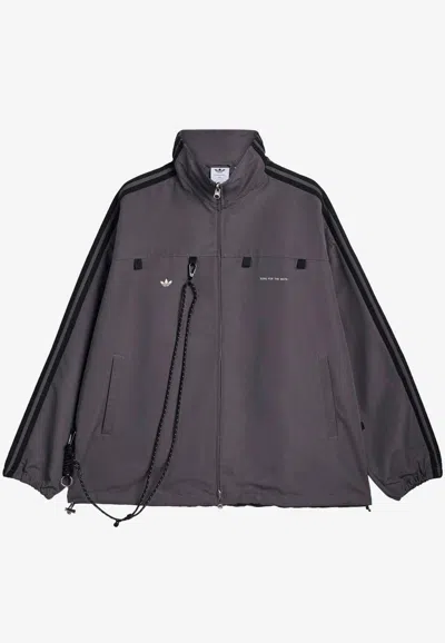 Adidas Originals X Song For The Mute Track Jacket In Gray