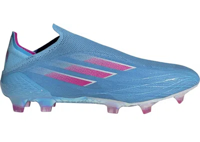 Pre-owned Adidas Originals X Speedflow+ Fg Sneakers In Sky Blue Rush/team Shock Pink/cloud White