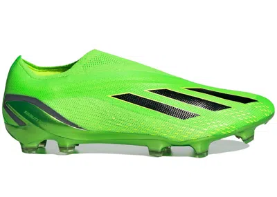 Pre-owned Adidas Originals X Speedportal+ Fg Game Data Sneakers In Solar Green/core Black/solar Yellow