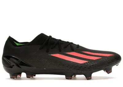 Pre-owned Adidas Originals X Speedportal.1 Fg Shadowportal Sneakers In Core Black/solar Red/solar Green In Multi
