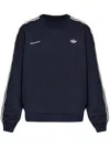 Adidas Originals X Sporty & Rich 3-stripes Sweatshirt In Blue