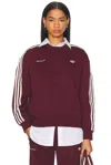 Adidas Originals Women S Sporty And Rich Sweatshirt Maroon In Red