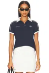 Adidas Originals X Sporty & Rich Polo Tee In Blue