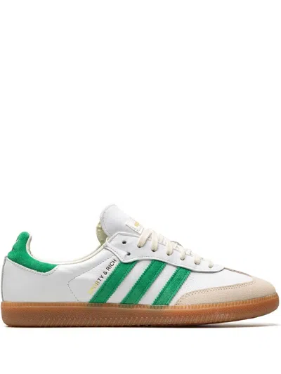 Adidas Originals X Sporty & Rich Samba Low-top Sneakers In White