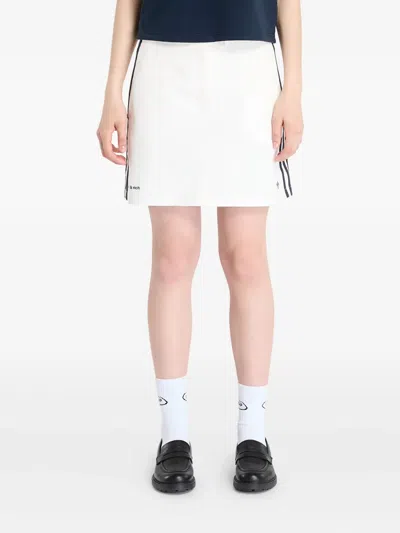 Adidas Originals X Sporty And Rich Stripe-detail Skort In White
