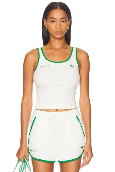 Adidas Originals X Sporty & Rich Tank Top In White