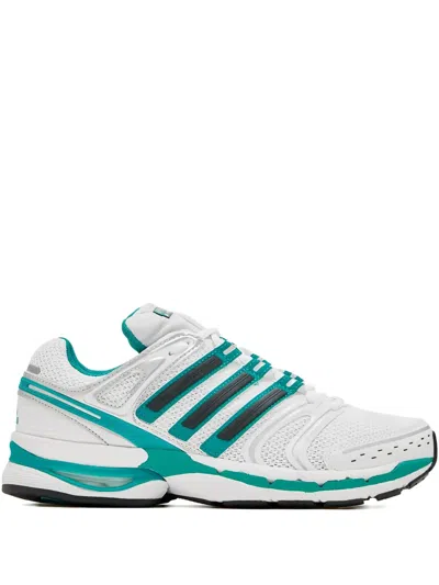 Adidas Originals X Sporty & Rich Three-stripe Sneakers In White