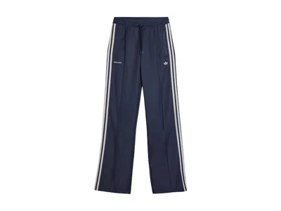 Pre-owned Adidas Originals X Sporty & Rich Women's Track Pants In Night Navy Blue