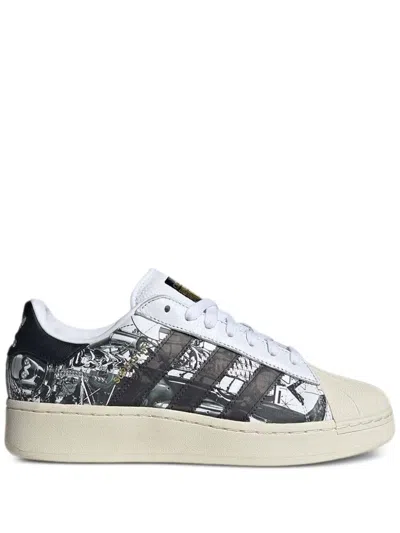 Adidas Originals X Star Wars Superstar Xlg Nanzuka Sneakers In White