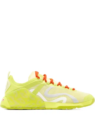 Adidas Originals X Stella Mccartney Dropset Lace-up Sneakers In Yellow