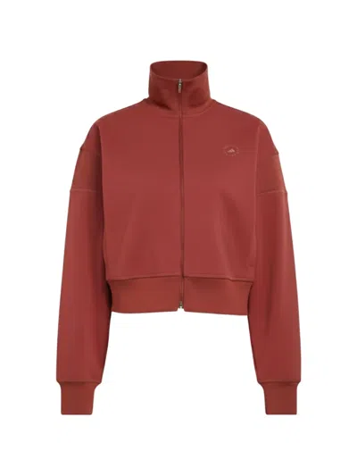 Adidas Originals X Stella Mccartney Zipped Jacket In Red