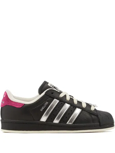 Adidas Originals X Teenage Mutant Ninja Turtles Superstar Shelltoe "shredder" Sneakers In Black