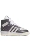 Adidas Originals X The Simpsons Rivalry High "scratchy" Sneakers In Grey
