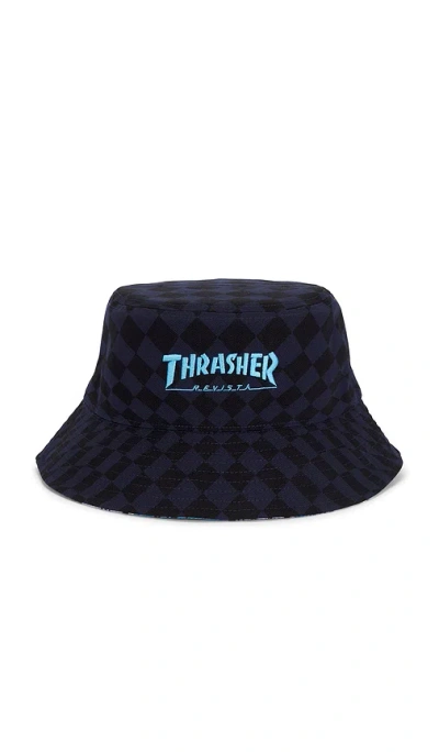 Adidas Originals X Thrasher Magazine X Afa Bucket Hat In Gold