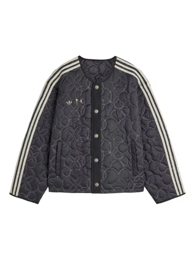 Adidas Originals X Thug Club Padded Jacket In Gray