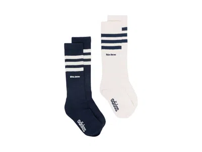 Pre-owned Adidas Originals X Wales Bonner 3stripe Socks In Washed Jet Black