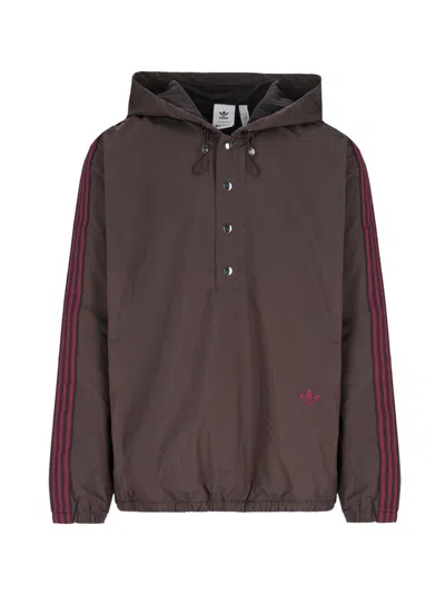 Adidas Originals X Wales Bonner Anorak Jacket In Brown