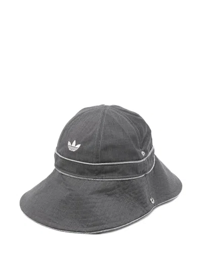 Adidas Originals X Wales Bonner Bucket Hat In Gray