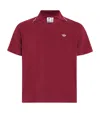 Adidas Originals Adidas X Wales Bonner Tiziano Red Terry Fabric Wales Bonner X Adidas Polo Shirt In Burgundy