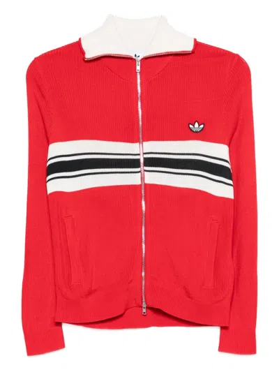 ADIDAS ORIGINALS X WALES BONNER EMBROIDERED-LOGO CARDIGAN
