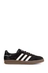 Adidas Originals Adidas By Wales Bonner Chocolate Calf Hair Adidas X Wales Bonner Gazzelle Sneakers In Burgundy