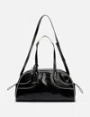 Adidas Originals X Wales Bonner Leather Bag In Black
