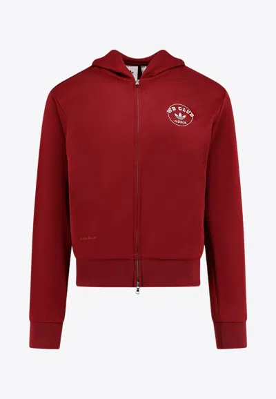 Adidas Originals X Wales Bonner Logo-printed Zip-up Sweatshirt