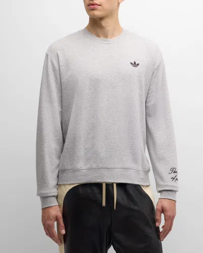 Adidas Originals X Wales Bonner Men's Sweatshirt In Mgreyh
