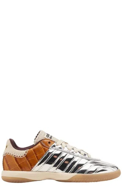 Adidas Originals X Wales Bonner Leather Samba Mn Sneakers In Multi